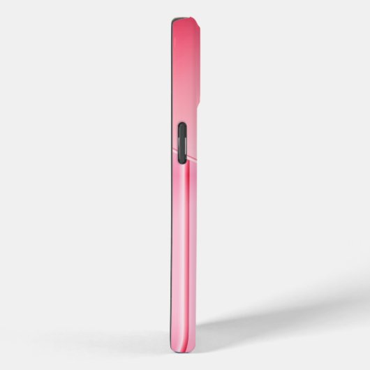 ピンクかわいらしのストライプ Case-Mate iPhoneケース (裏面 / 右)