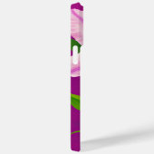 ピンクかわいらしのタイガーリリー油絵モノグラムの画 Case-Mate iPhoneケース (裏面 / 右)