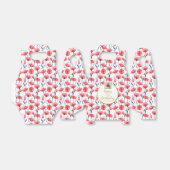 ピンクかわいらしのチューリップ、写真の追加、ハッピーバースデー フェイバーボックス (折り畳みなし)