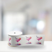 ピンクかわいらしのテーマカクテル サテンリボン