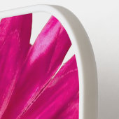 ピンクかわいらしのデイジー花名前をカスタムする ピックルボールラケット (左詳細)