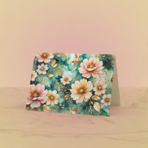 ピンクかわいらしのノートカード