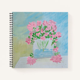 ピンクかわいらしのノート ノートブック