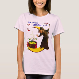 ピンクかわいらしのハロウィンシーズンTシャツで Tシャツ