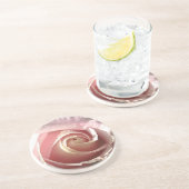 ピンクかわいらしのバラ コースター (側面)