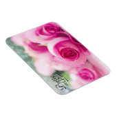 ピンクかわいらしのバラ マグネット (右側)