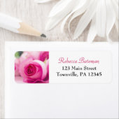 ピンクかわいらしのバラ ラベル (インサイチュ)