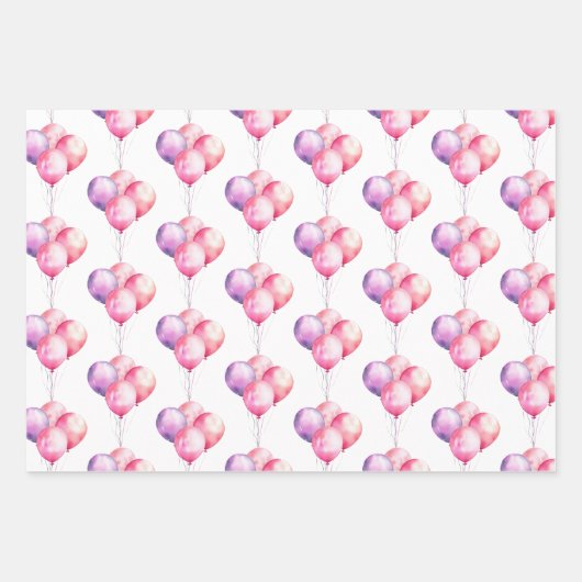 ピンクかわいらしのバレエ服で ラッピングペーパーシート (正面2)