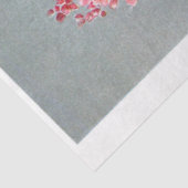 ピンクかわいらしのバレンタインの花を飾ったヴィンテージ 薄葉紙 (詳細)