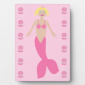 ピンクかわいらしのファンタジー人魚 フォトプラーク (正面)