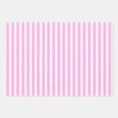 ピンクかわいらしのフラミンゴの包装紙セット3 ラッピングペーパーシート (正面3)