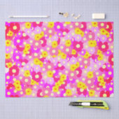 ピンクかわいらしのフラワーシャワー 薄葉紙 (クラフト)