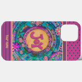 ピンクかわいらしのフローラジョイ・ドットのインスピレーション名 Case-Mate iPhoneケース (裏面 (横))