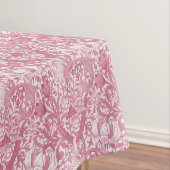 ピンクかわいらしのフローラ抽象芸術パターン長方形 テーブルクロス (インサイチュ)