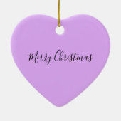 ピンクかわいらしのプライモノグラムのド セラミックオーナメント (裏面)