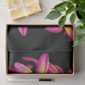 ピンクかわいらしのプルメリアフローラ写真 薄葉紙 (ギフト)