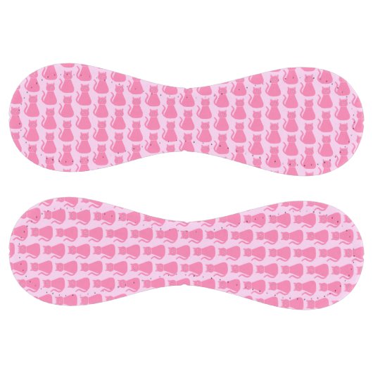 ピンクかわいらしのベビーガールパターン（の模様が）ある猫 ソフトボール (パネル)