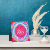 ピンクかわいらしのボヘミアン繁栄インスピリシオイーゼル フォトプラーク (インサイチュ)