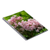 ピンクかわいらしのマウンテンローレル花 ノートブック (右側)