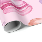 ピンクかわいらしのマカロン ラッピングペーパー (ロールコーナー)