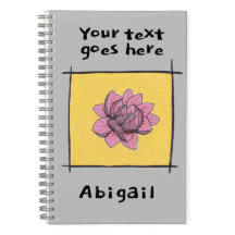 ピンクかわいらしのローズドードルあなたのタイトルと名前