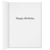 ピンクかわいらしのローズ&レースのグリーティングカード (内側 (右))