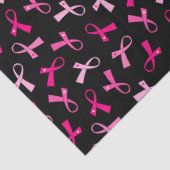 ピンクかわいらしの乳数々のがんリボンパターン 薄葉紙 (詳細)