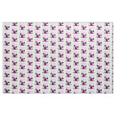 ピンクかわいらしの体操パーソナライズされた布 ファブリック (ヤード)