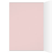 ピンクかわいらしの包まれたプレゼント誕生日カード (内側 (左))