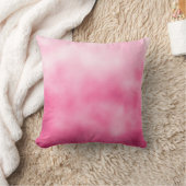 ピンクかわいらしの可逆絞り染め装飾用クッション クッション (ブランケット)