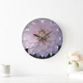 ピンクかわいらしの壁時計 ラージ壁時計 (ホーム)