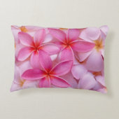 ピンクかわいらしの夏の花 アクセントクッション (裏面)