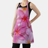 ピンクかわいらしの夏の花 エプロン (インサイチュ)