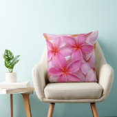 ピンクかわいらしの夏の花 クッション (椅子)