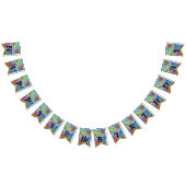 ピンクかわいらしの尾の誕生日マーメイド海 バンティングフラッグ (全)