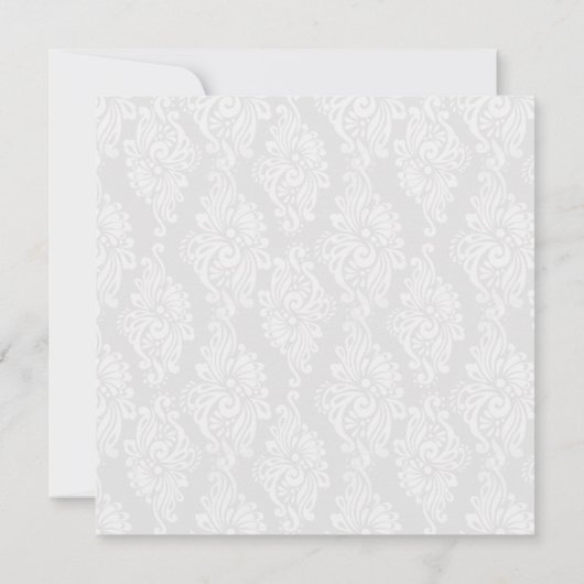 ピンクかわいらしの弓クロス写真バプテスマ/《キリスト教》洗礼式や命名式 招待状 (裏面)