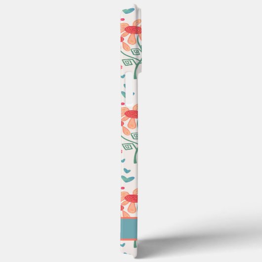 ピンクかわいらしの春の花パターンのインスピレーション Case-Mate iPhoneケース (裏面 / 右)