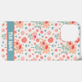 ピンクかわいらしの春の花パターンのインスピレーション Case-Mate iPhoneケース (裏面 (横))