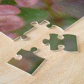 ピンクかわいらしの枝 ジグソーパズル (側面)