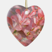 ピンクかわいらしの枝 セラミックオーナメント (右)