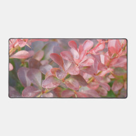 ピンクかわいらしの枝 デスクマット