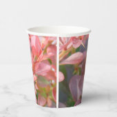 ピンクかわいらしの枝 紙コップ (右)