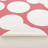 ピンクかわいらしの毛布のベリー シェルパブランケット (3/4)