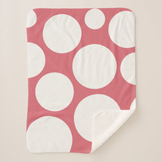 ピンクかわいらしの毛布のベリー シェルパブランケット