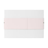 ピンクかわいらしの白い赤いバラのフローラ結婚 招待状ベリーバンド (裏面例)