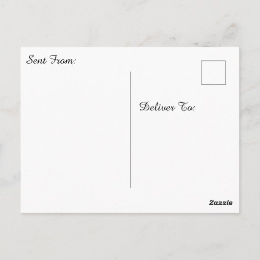 ピンクかわいらしの秋を連れた離れハイクキング ポストカード (裏面)