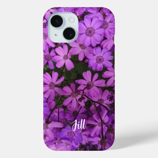 ピンクかわいらしの花の写真 Case-Mate iPhoneケース (裏面)