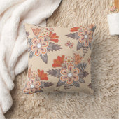 ピンクかわいらしの花フローラ装飾装飾用クッション クッション (ブランケット)