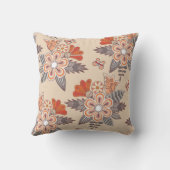 ピンクかわいらしの花フローラ装飾装飾用クッション クッション (裏面)