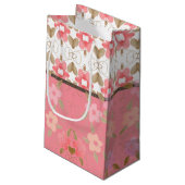 ピンクかわいらしの花抱き枕 スモールペーパーバッグ (裏面アングル)